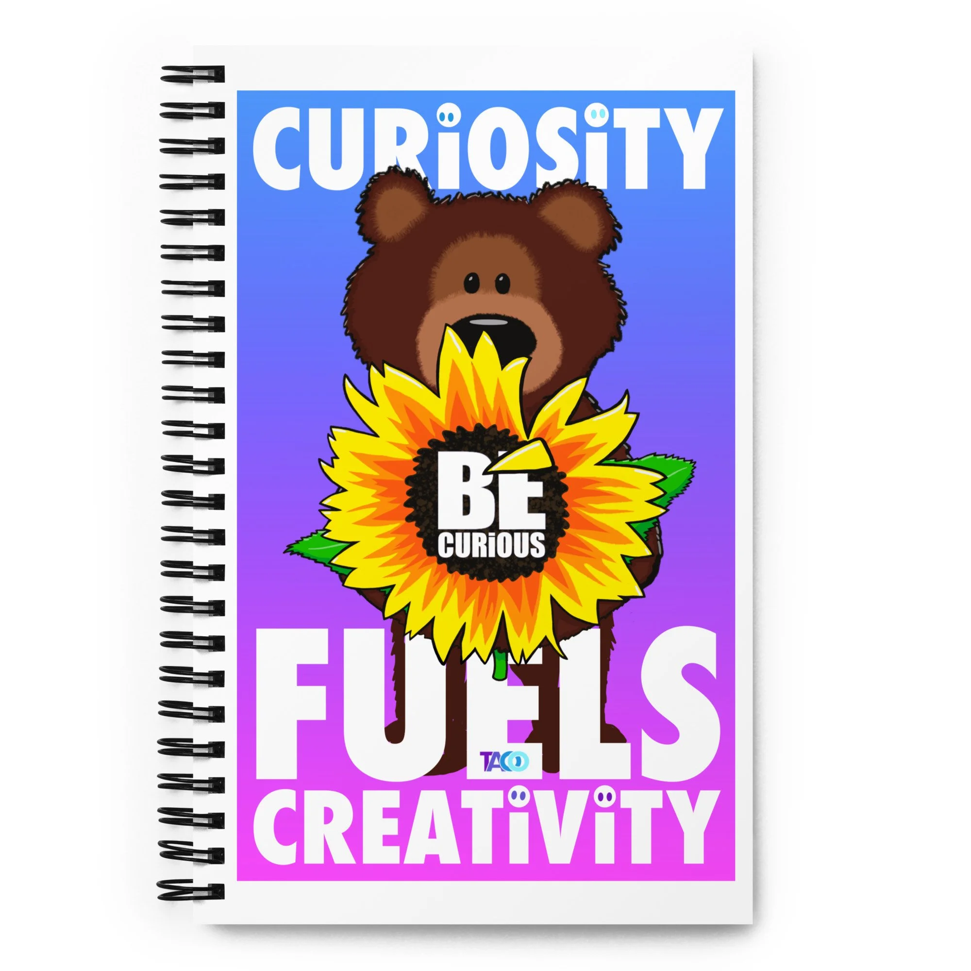 Be Curious CFC Spiral notebook