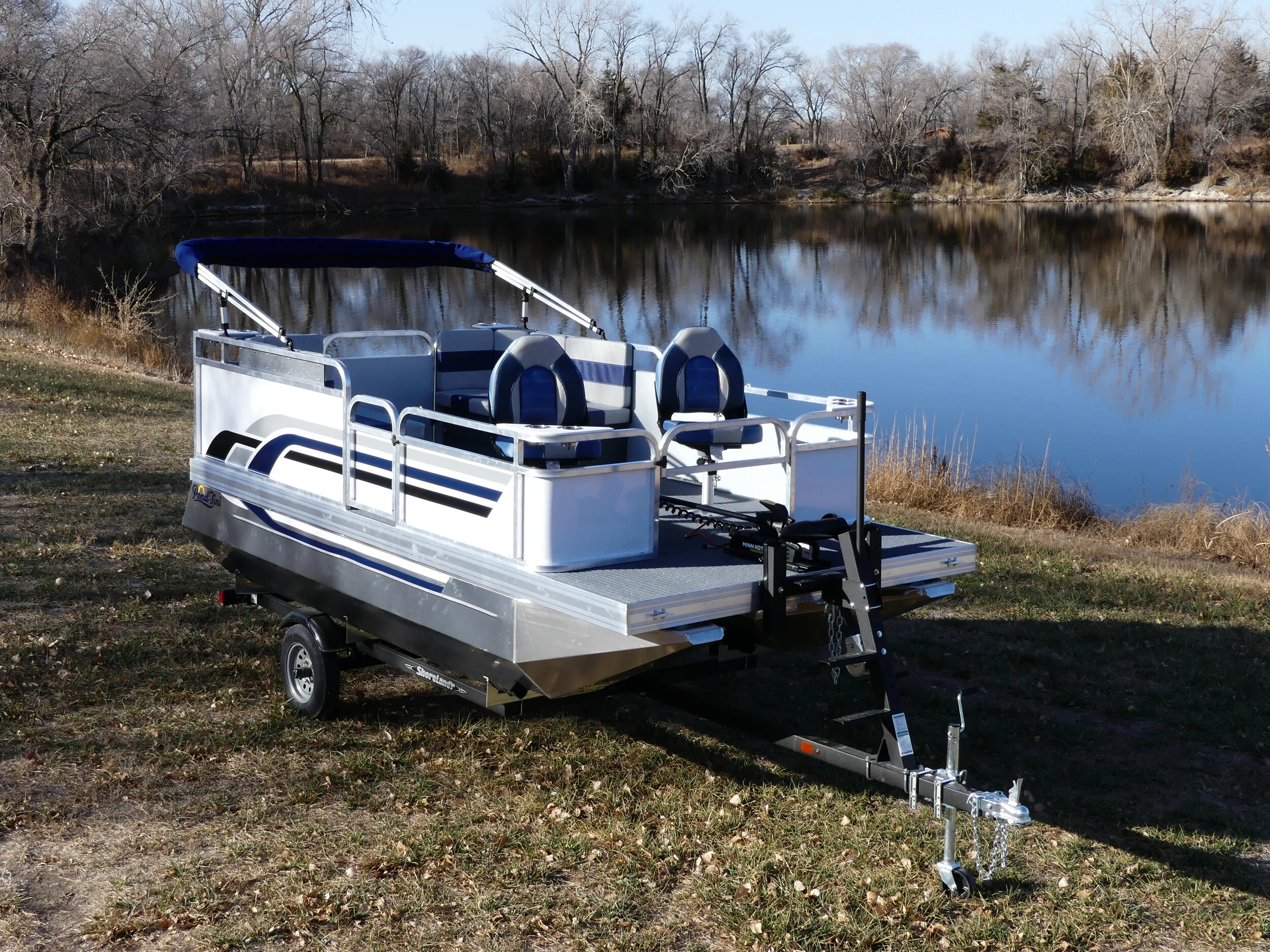 PondTini 14 Series — PondTini Pontoon Boats