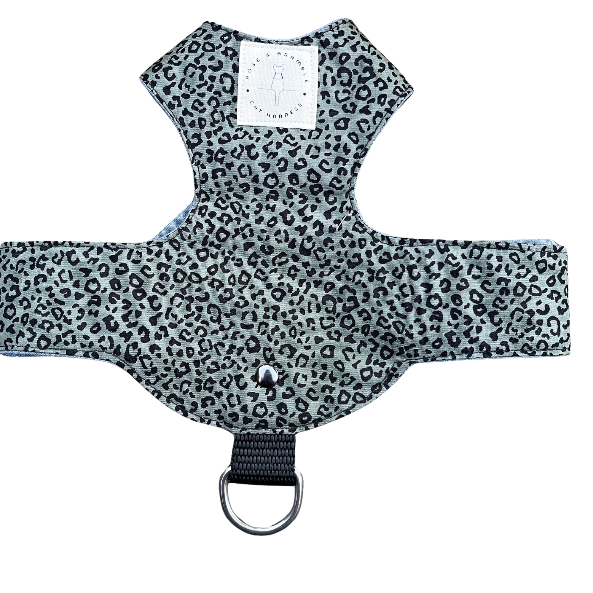 Urban Leopard Print Cat Harness - Adjustable Escape Proof Kitten Vest - Walking Harness for Cats