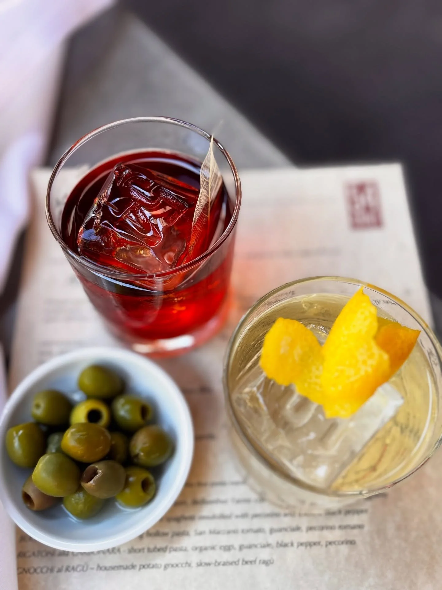 Aperitivo, lunch or dinner? We are all about taking the time to pause and enjoy a delicious meal (and a well crafted Spritz!) How&rsquo;s is your Tuesday night going? ✨🥂