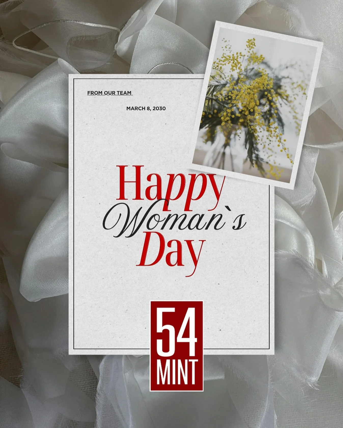 Happy International Women&rsquo;s Day from our team to you. Festa della donna is one of our favorite tradition in Italy, when mimosas flowers bloom spontaneously everywhere. They are a symbol of strength and sensitivity. 

Celebrate with us today, co