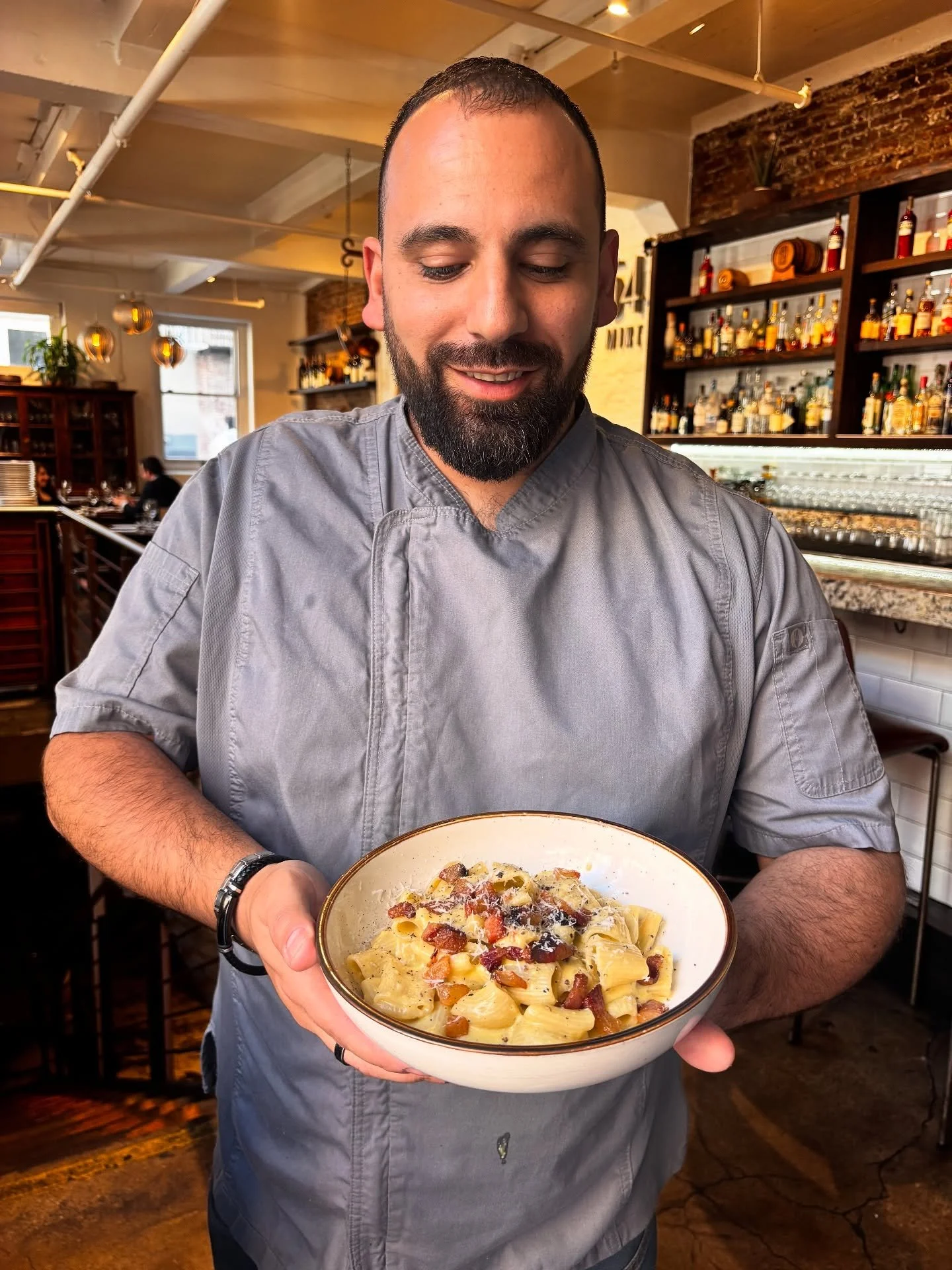 The dish that will never leave the menu. Close your eyes, you are in Rome. Carbonara made it to perfection (with so much ❤️)