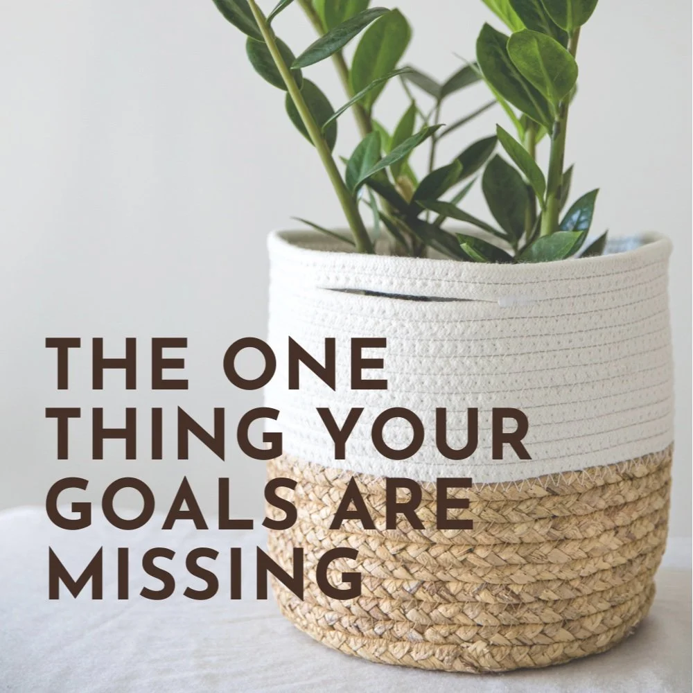 The ONE Thing Your Goals Are Missing