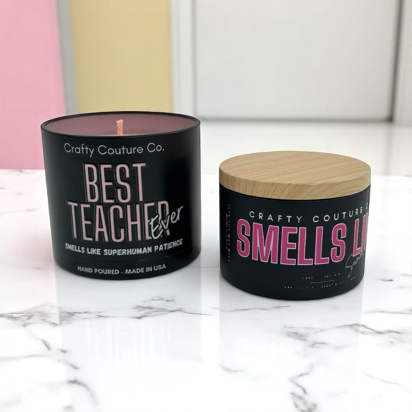 The perfect candle to light on the last day of school!! 

Local pickup available