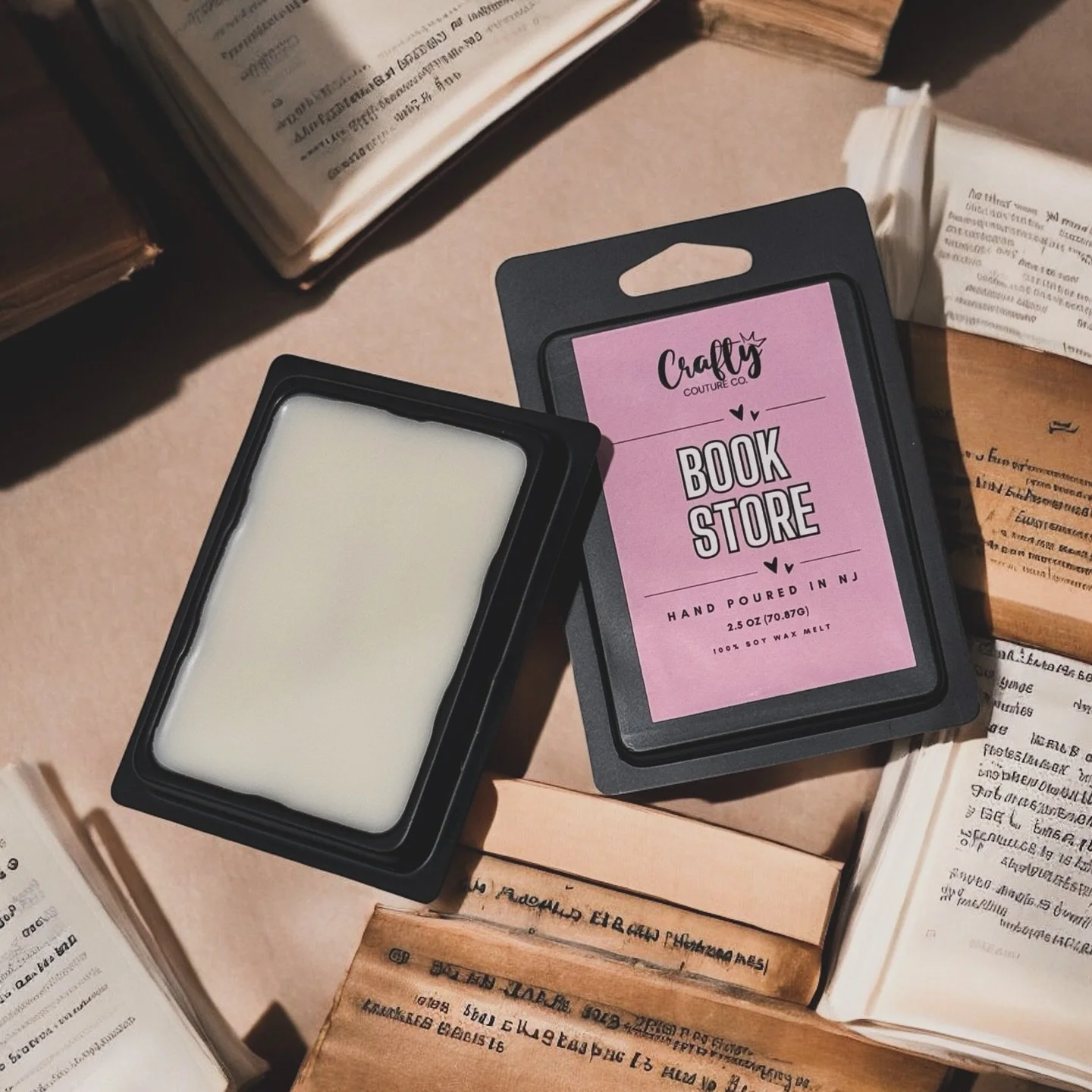 There&rsquo;s nothing quite like the scent of an old bookstore &mdash; warm pages, worn leather, and cozy nostalgia. 📖✨
Place our Bookstore Wax Melts in your favorite warmer and let your space smell like your favorite reading nook &mdash; no library