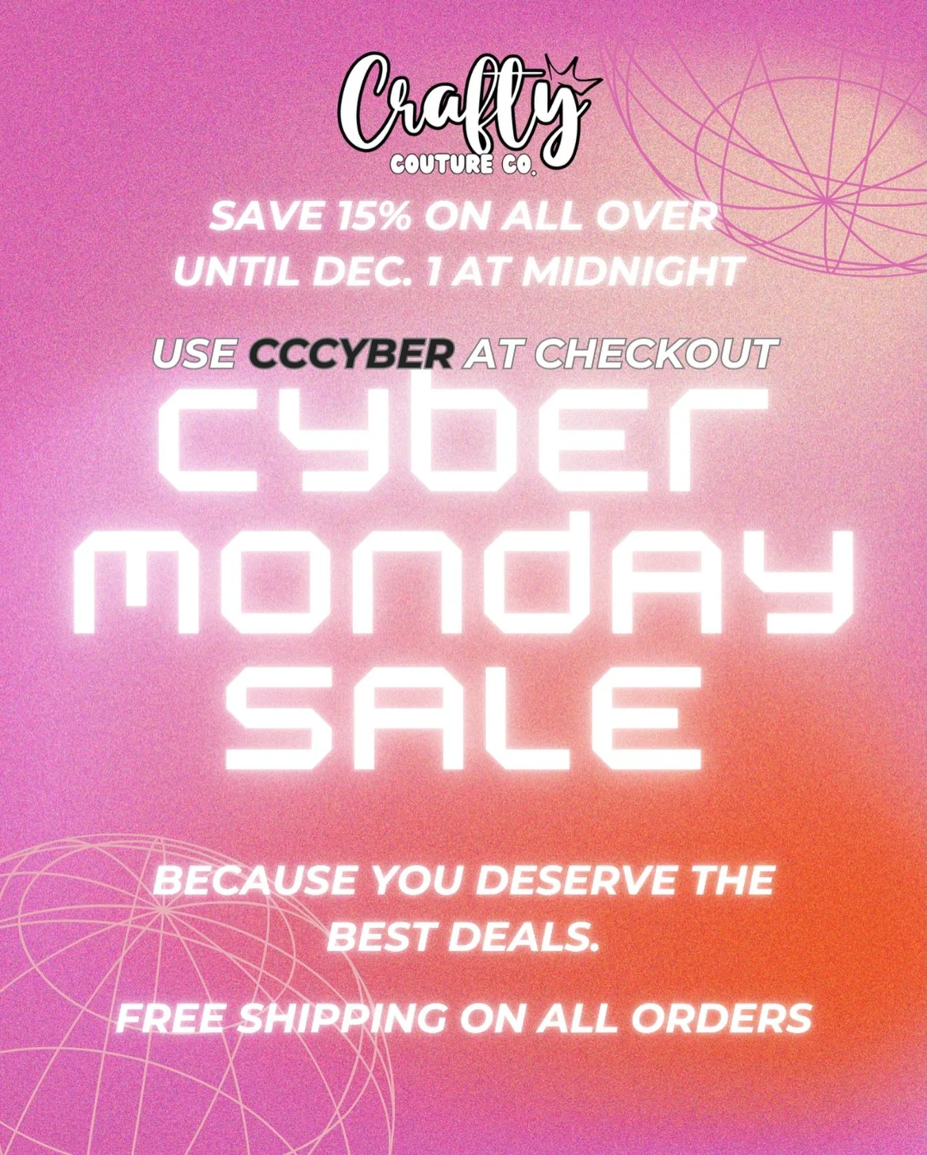 ✨ Holiday Deal Alert! ✨
We&rsquo;re kicking off the season with something extra sweet &mdash; FREE SHIPPING for the holidays! 🎁💌
And it gets better&hellip;
Our Cyber Monday Sale is LIVE right now!
Save 15% off all orders with code CCCYBER at checko