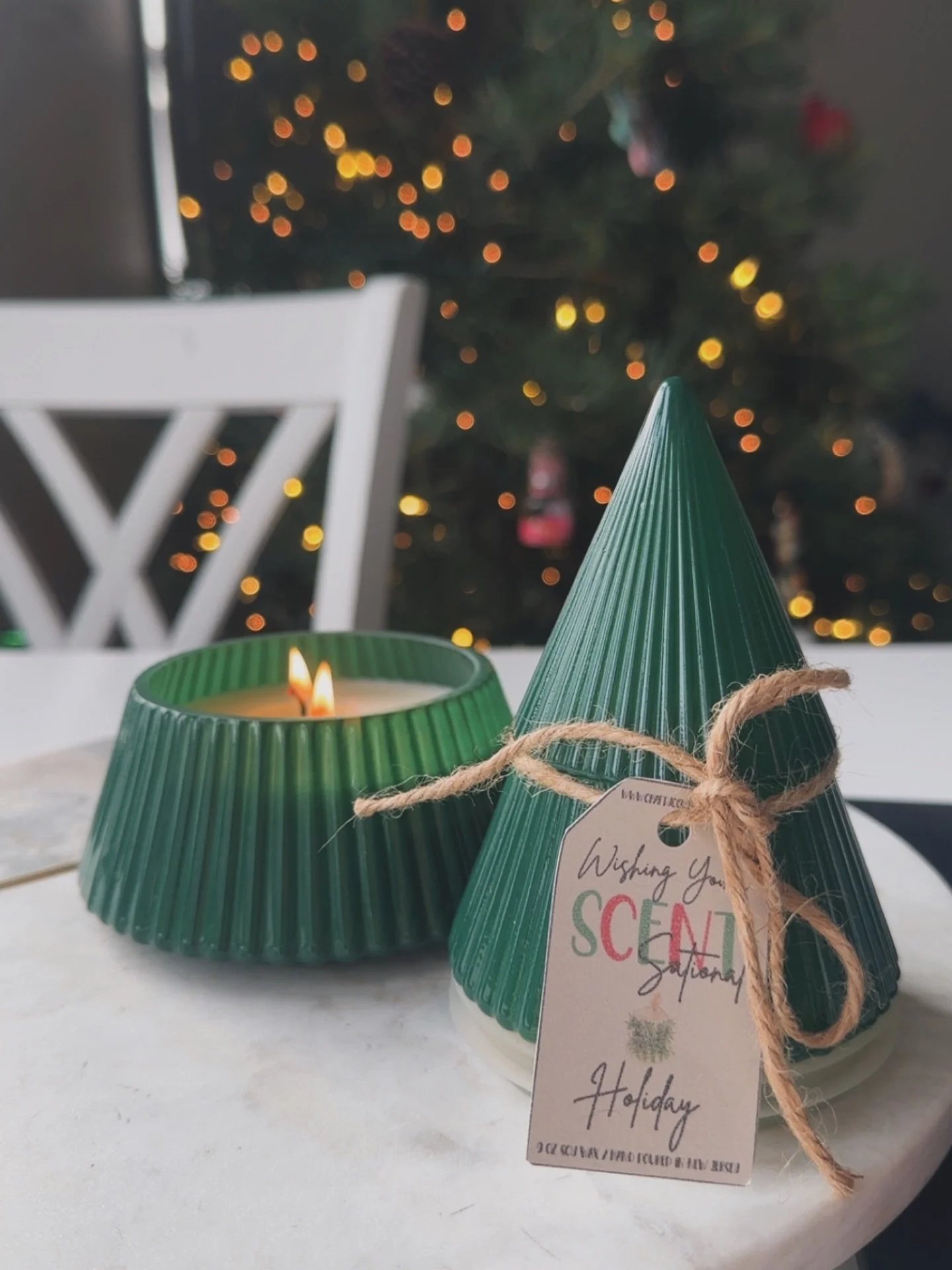 ✨🌲 Only TWO Left! 🌲✨
These SCENT-sational holiday tree candles have been such a hit &mdash; and we&rsquo;re down to our very last two! If you&rsquo;ve been eyeing one for yourself (or as the cutest little gift), now is definitely the time to grab i