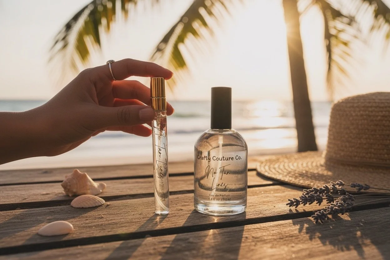 ☀️✨ NEW PERFUME DUO ALERT ✨☀️
Meet the No Tan Lines Perfume Duo &mdash; your favorite sun-kissed scent in full size + travel size so you never have to be without it.
Creamy coconut milk, warm sands, solar florals, and a soft vanilla-amber finish&hell