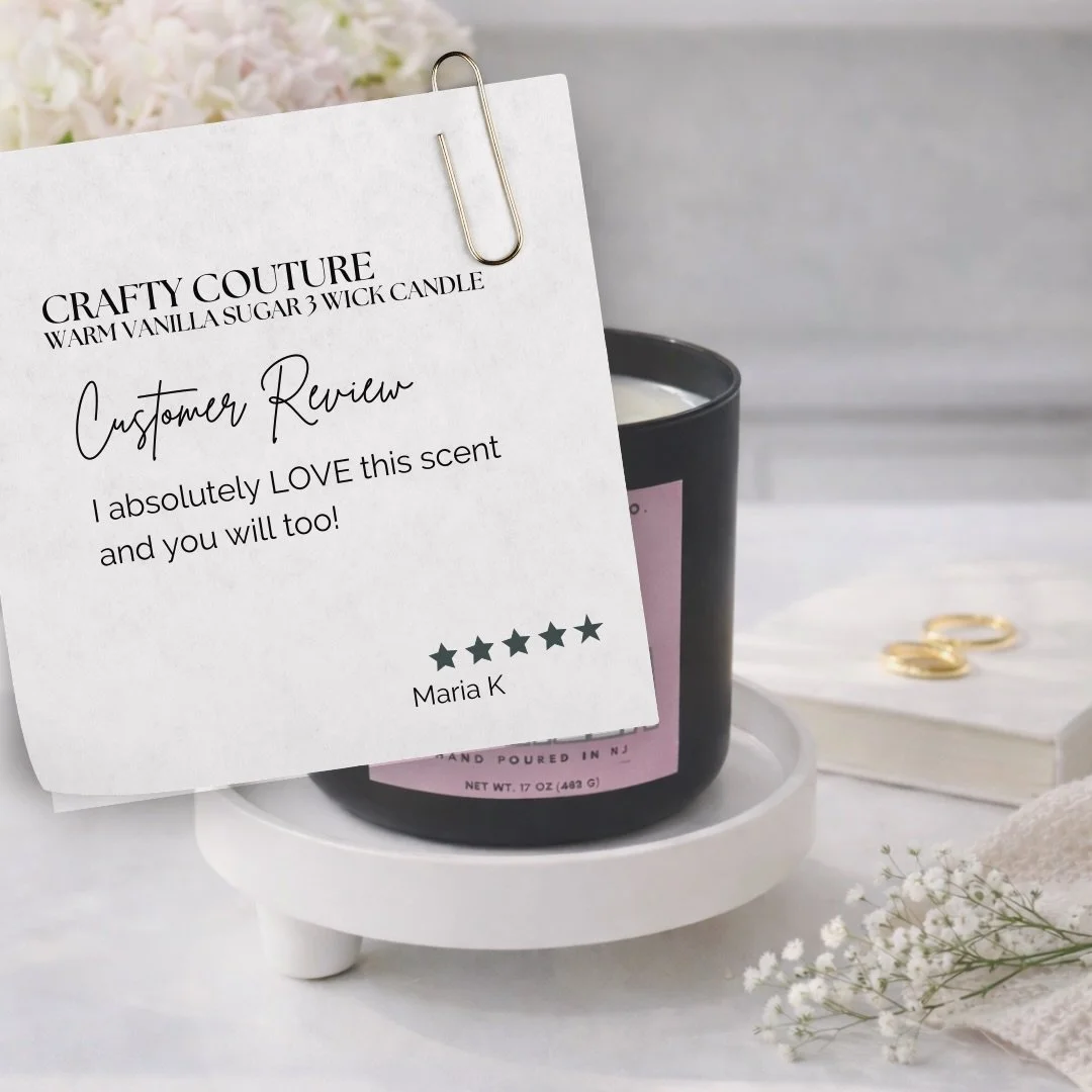 &ldquo;Still thinking about trying Warm Vanilla Sugar?
Maria says it best ⭐⭐⭐⭐⭐

#smallbusiness #handmadecandles #soycandle #candlesofinstagram #njsmallbusiness