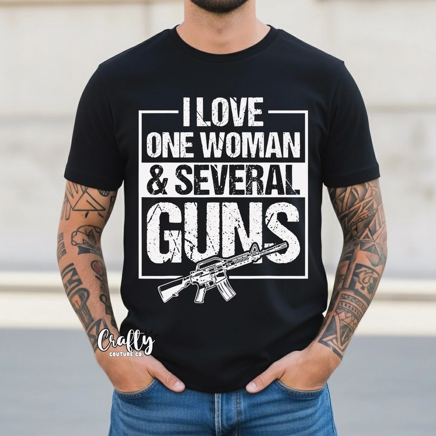 🔥 NEW TEE ALERT 🔥

For the guy who knows exactly what matters&hellip; ❤️
Our &ldquo;I Love One Woman &amp; Several Guns&rdquo; tee is now available! Perfect for everyday wear and makes a great gift too.

✔️ Unisex fit
✔️ Super comfortable
✔️ Made t