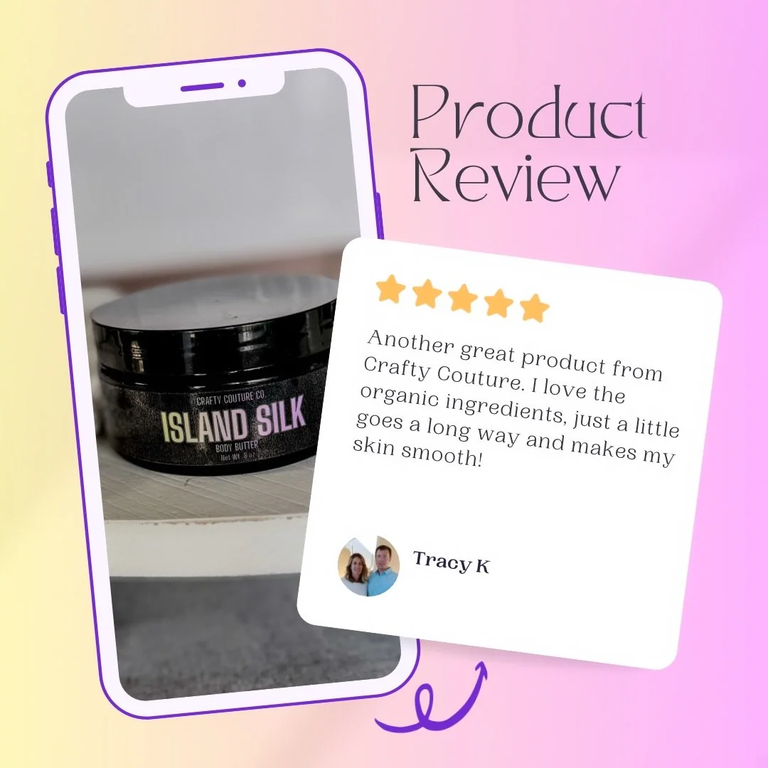 &ldquo;Just a little goes a long way&hellip;&rdquo; ✨ and the results speak for themselves.

If you&rsquo;ve been thinking about trying Crafty Couture Co., this is your sign 🤍
Customers are loving how soft, smooth, and nourished their skin feels aft