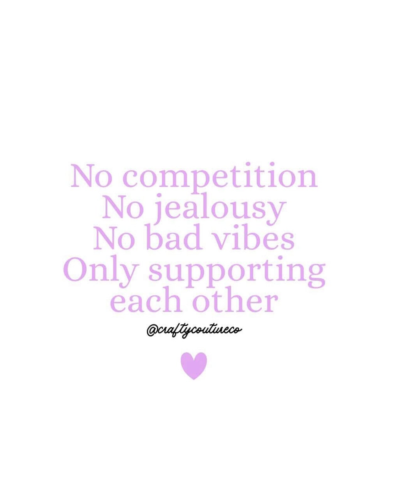 We&rsquo;re not competing&hellip; we&rsquo;re collaborating 🤍
Cheering each other on costs $0 ✨

#supportoverhate #smallbusinesslove #communityovercompetition #womeninbusiness #shopsmallalways