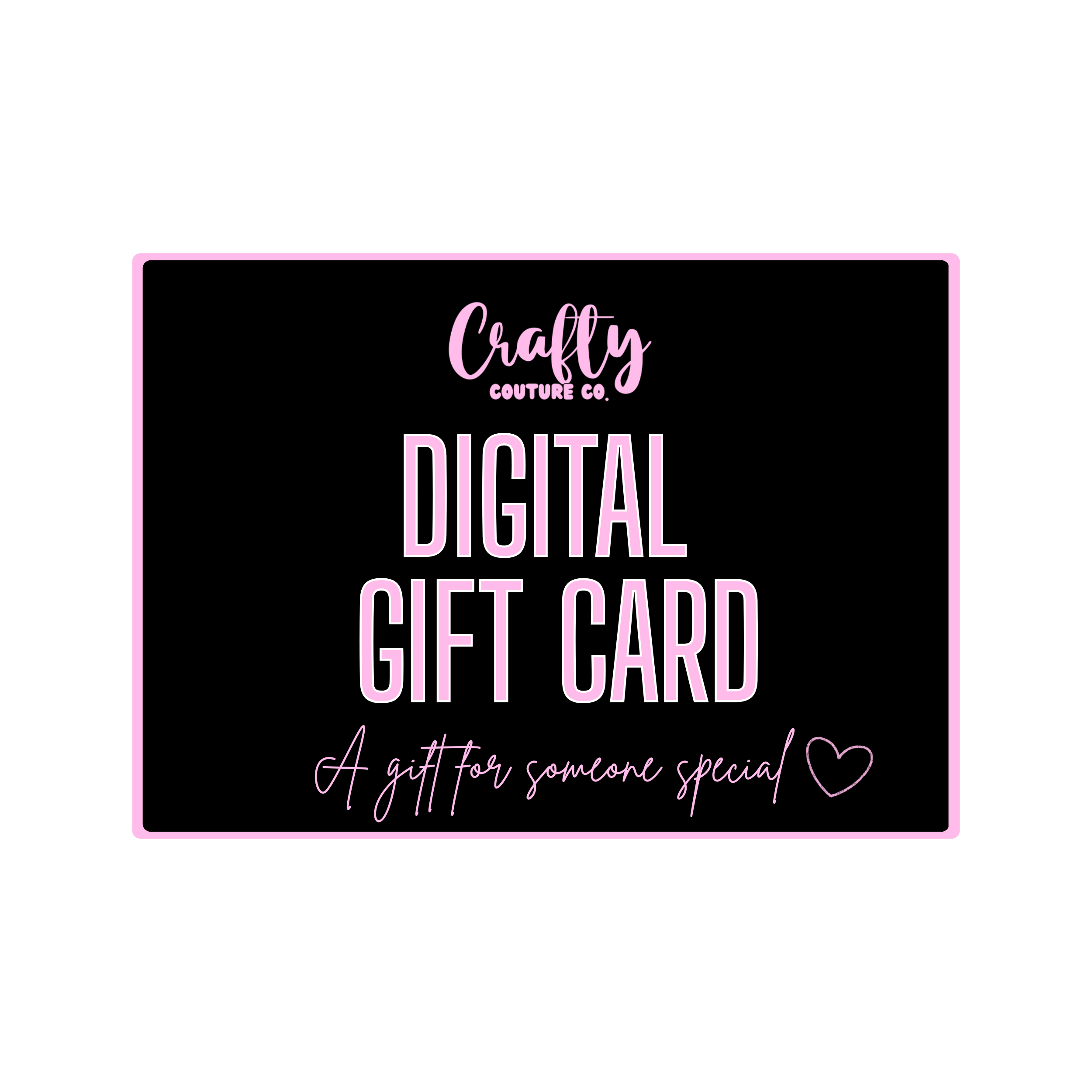DIGITAL GIFTCARDS!