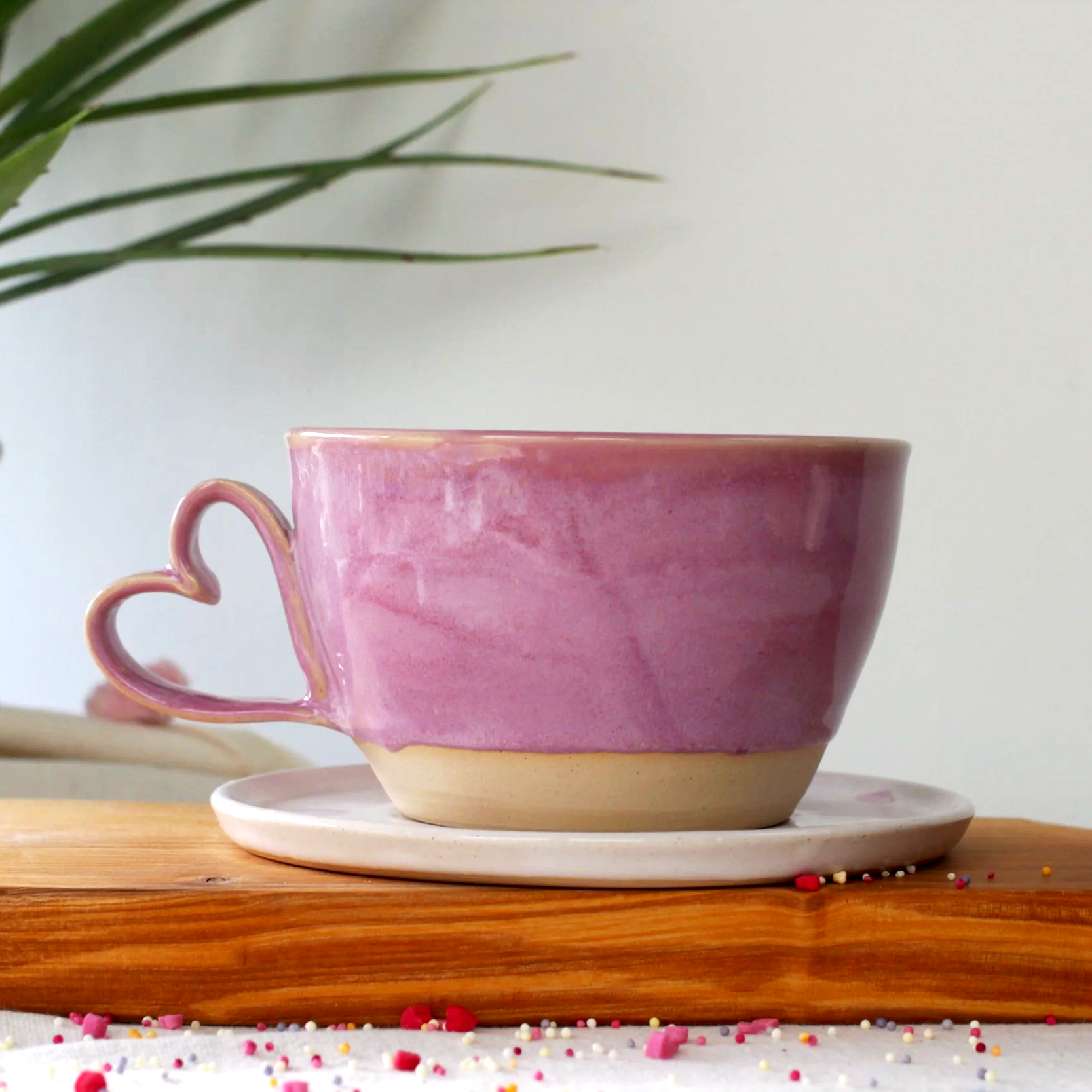 Valentine's cup & saucer