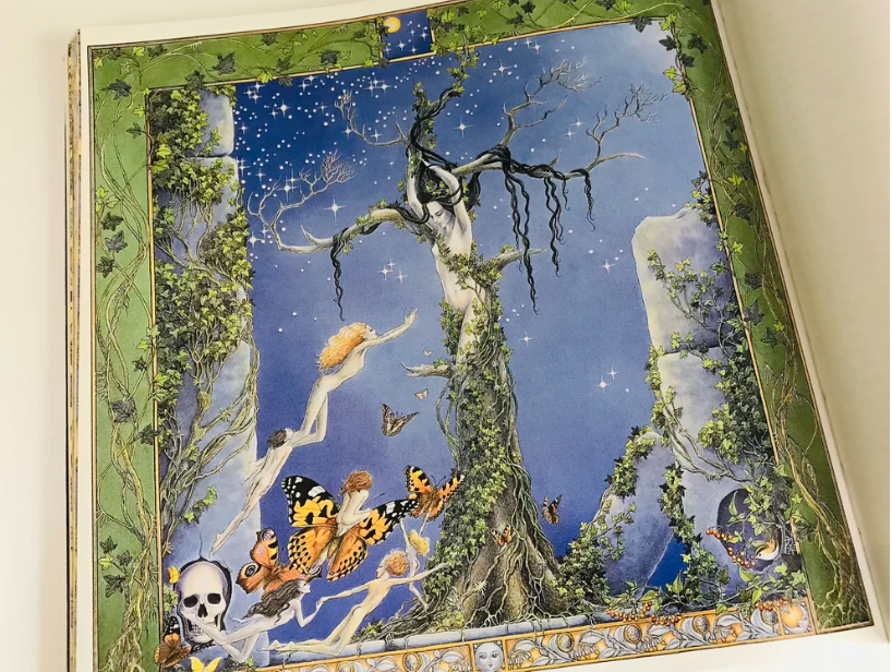 “The Ivy” from The Celtic Lunar Zodiac by Helena Paterson, Illustrated by Margaret Walty