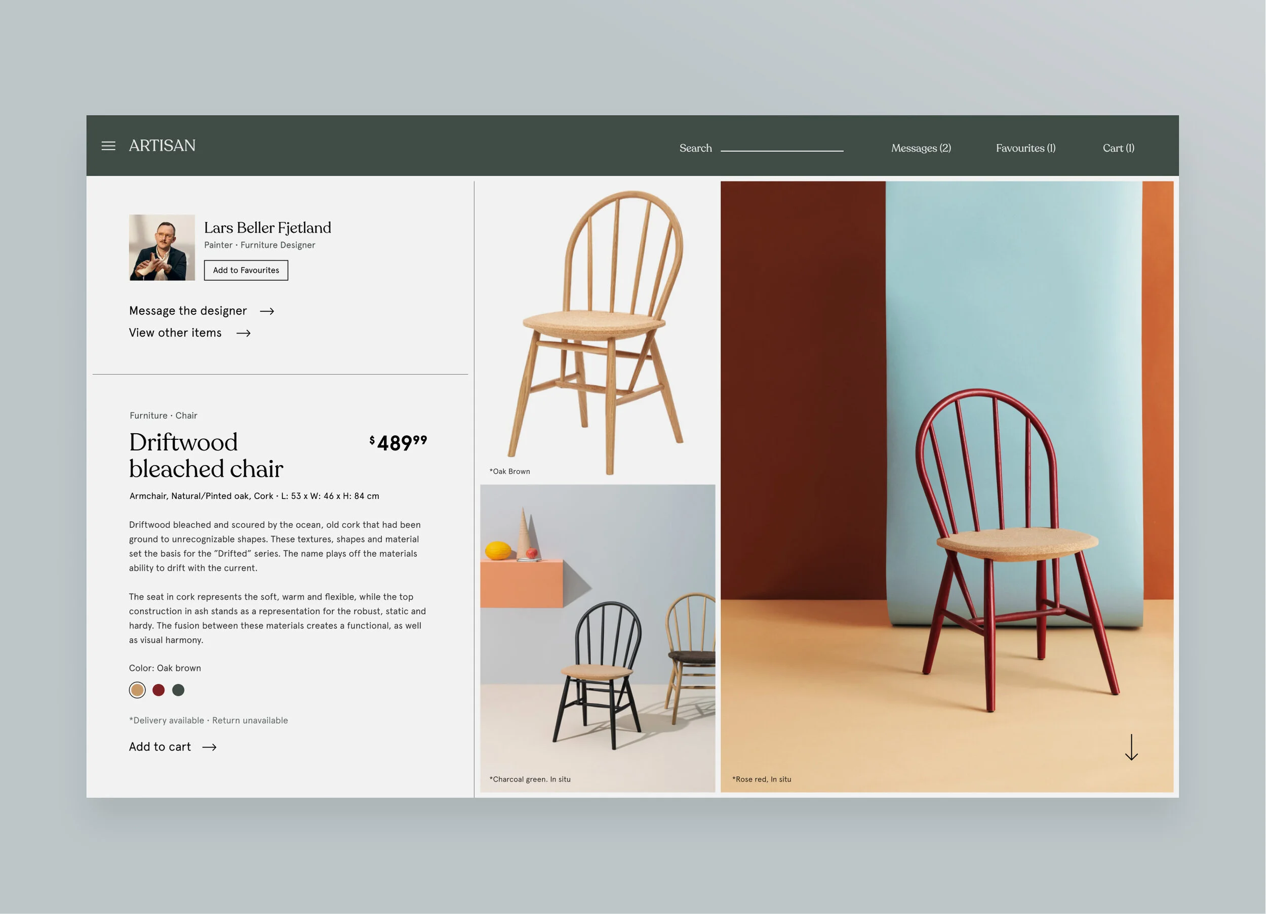 UI Challenge 02: E-Commerce (Product Detail)