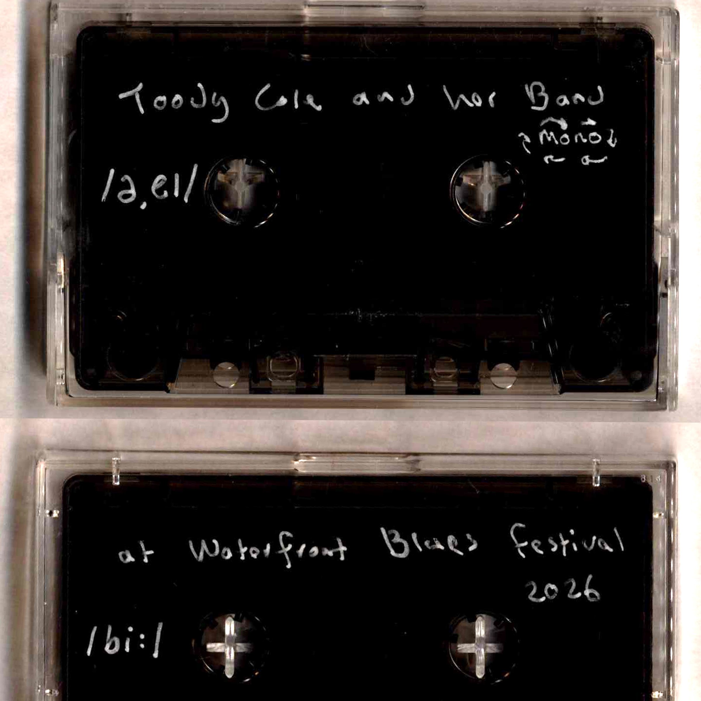 Toody Cole and her Band at Waterfront Blues Festival 2026 --- Tape