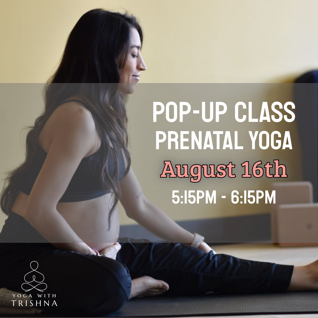 Prenatal Yoga Pop-Up: August 16, 2026