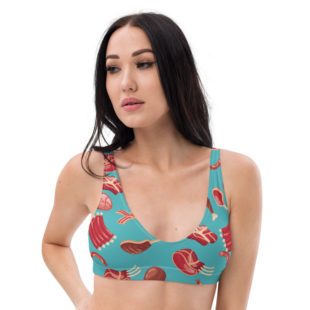 THE MEAT SUIT Recycled Bikini Top — Campeche Collective