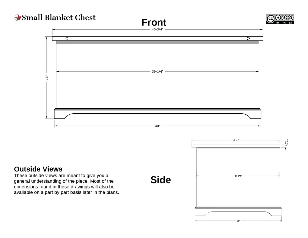 Small blanket chest redridge company