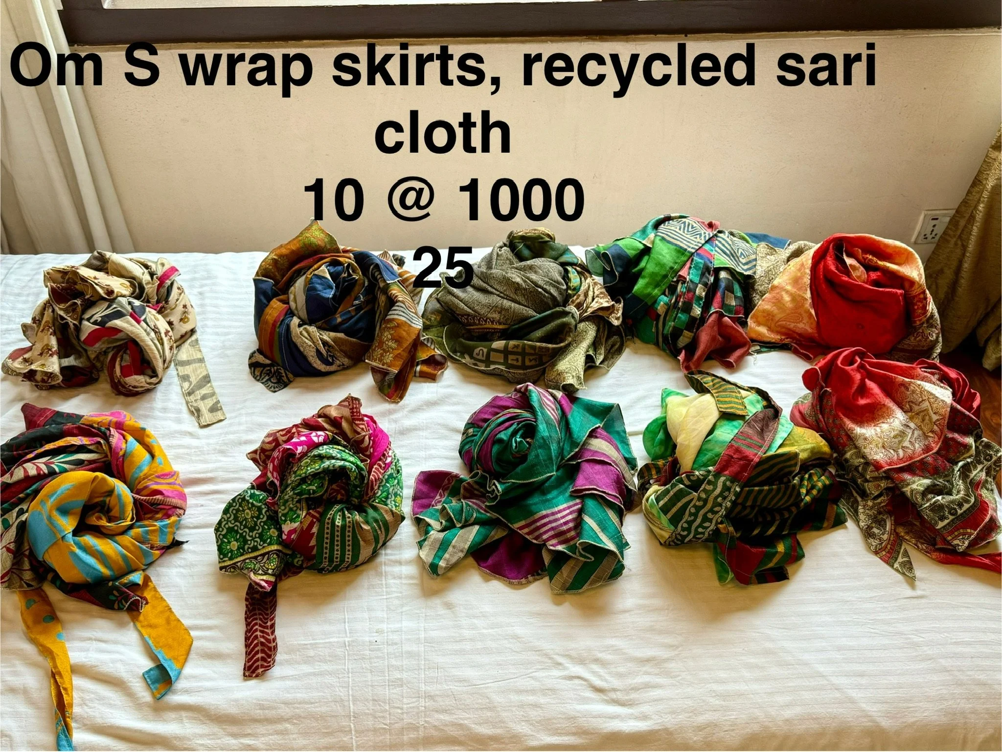 Recycled Sari Wrap Skirt