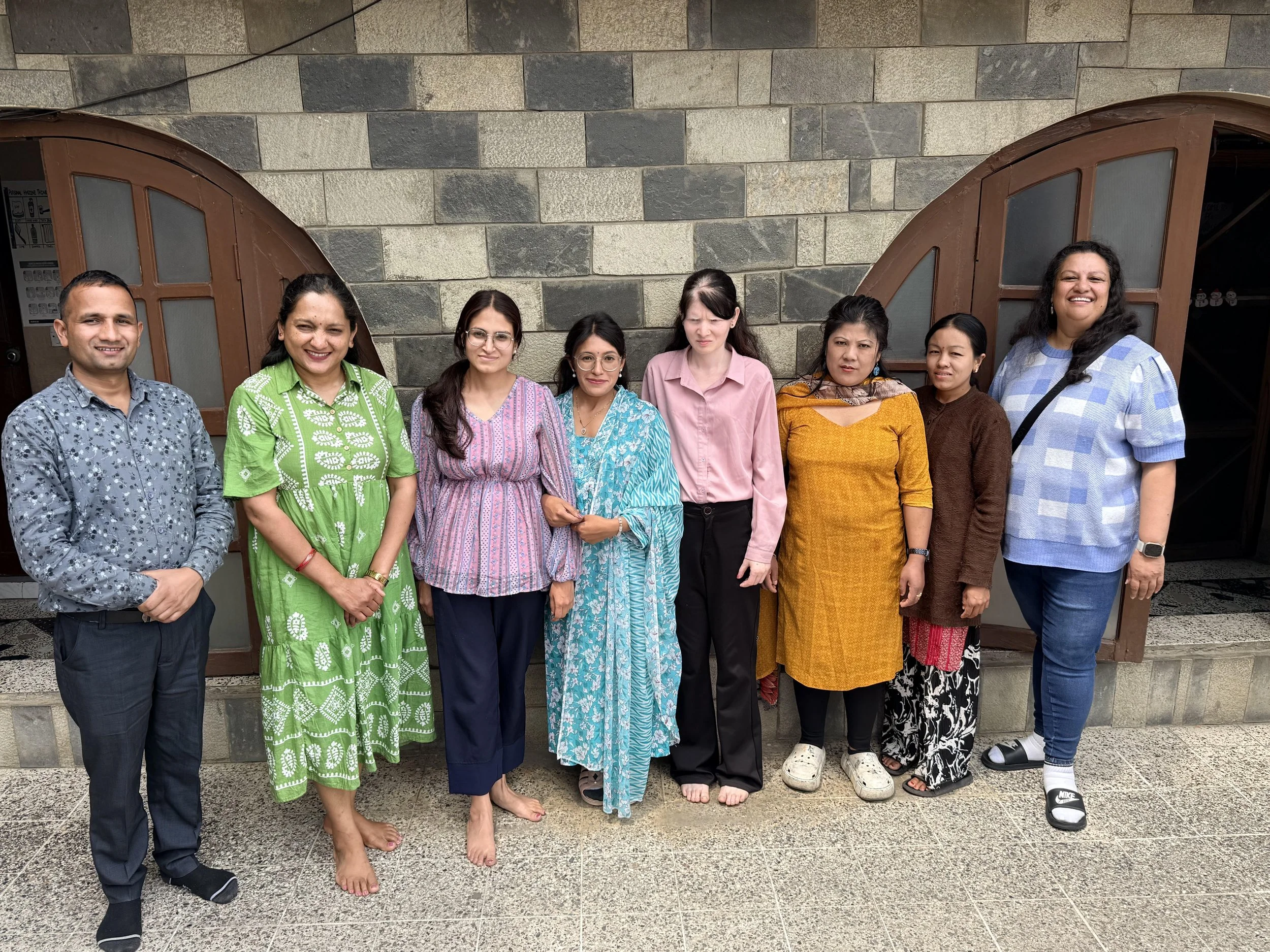 Teachers &amp; Staff at Swoyambhu Contact Center