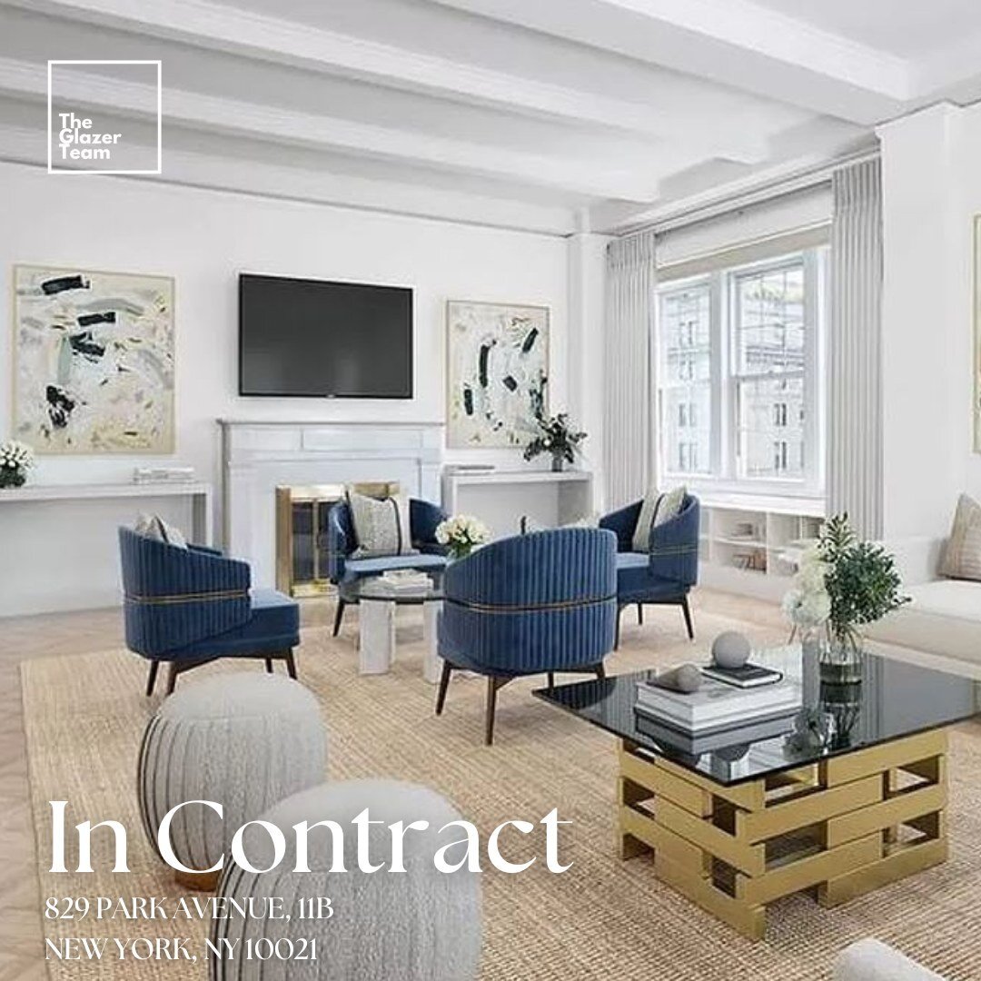 In Contract | 829 Park Avenue, 11B⁠
⁠
Nothing like putting a Park Avenue listing into contract. Located just two blocks from Central Park in the heart of the Upper East Side, 829 Park Avenue is truly exceptional. This 3-Bed 2.5 Bath duplex features a