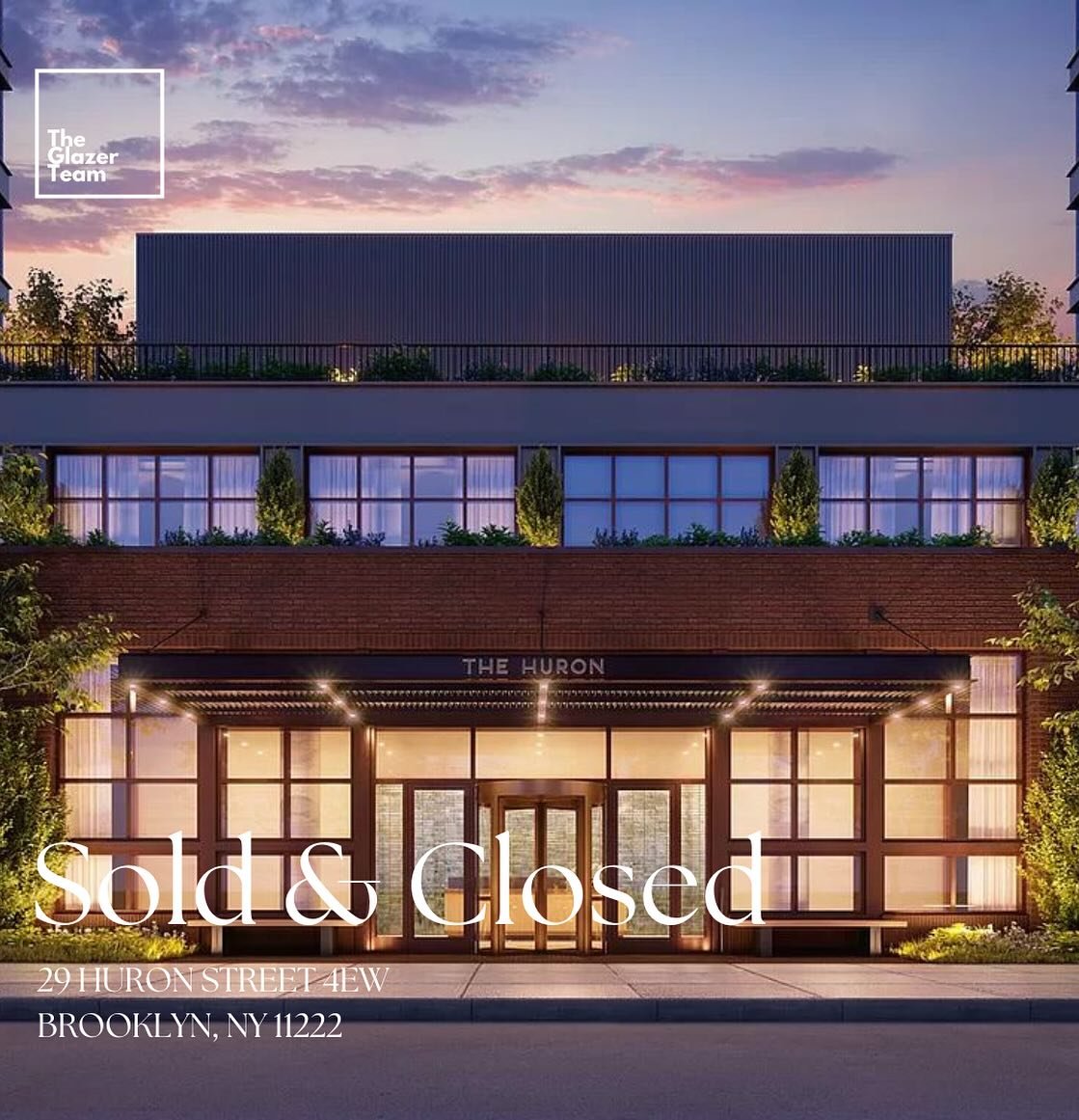 SOLD &amp; CLOSED | 29 Huron Street, 4EW

It's been a year in the making! We introduced our clients to this wonderful project last February, and they were captivated by the vision even before the building was fully constructed.

4EW boasts a beautifu