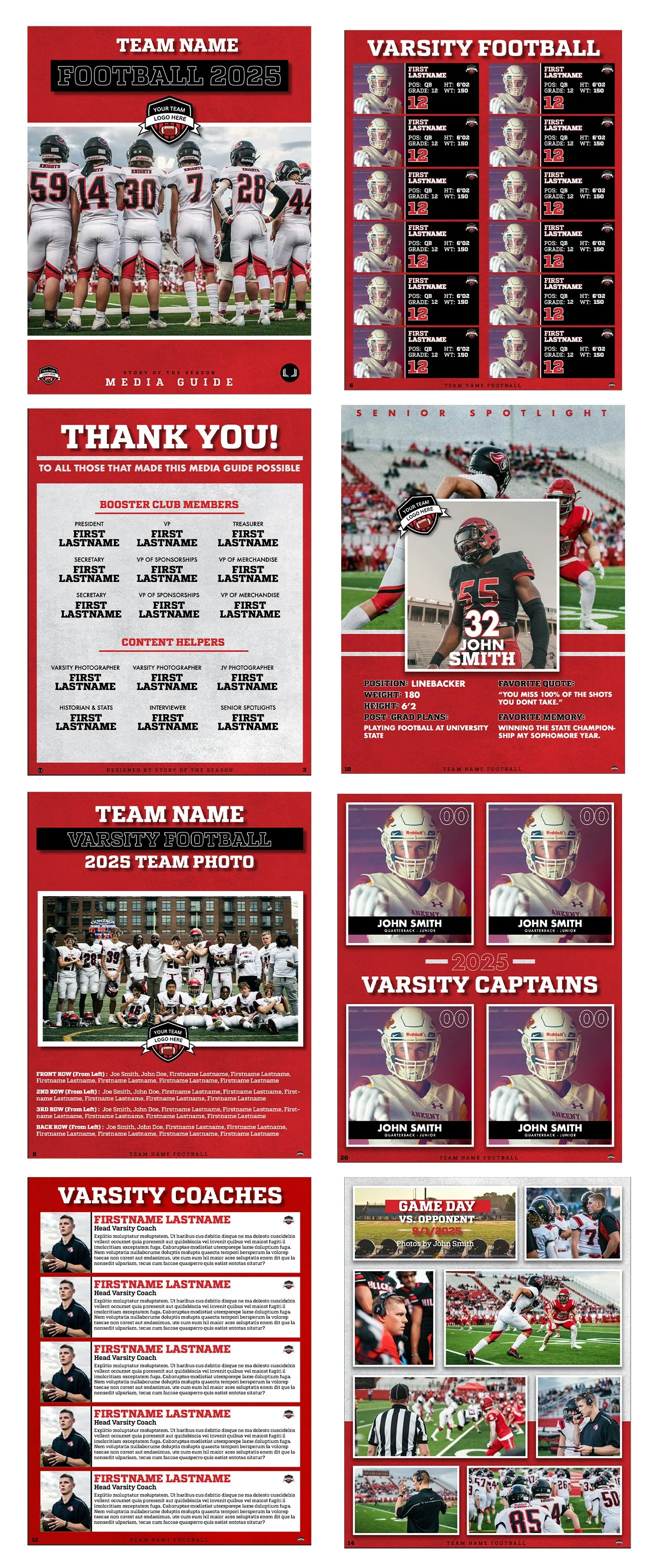 Create a gameday program