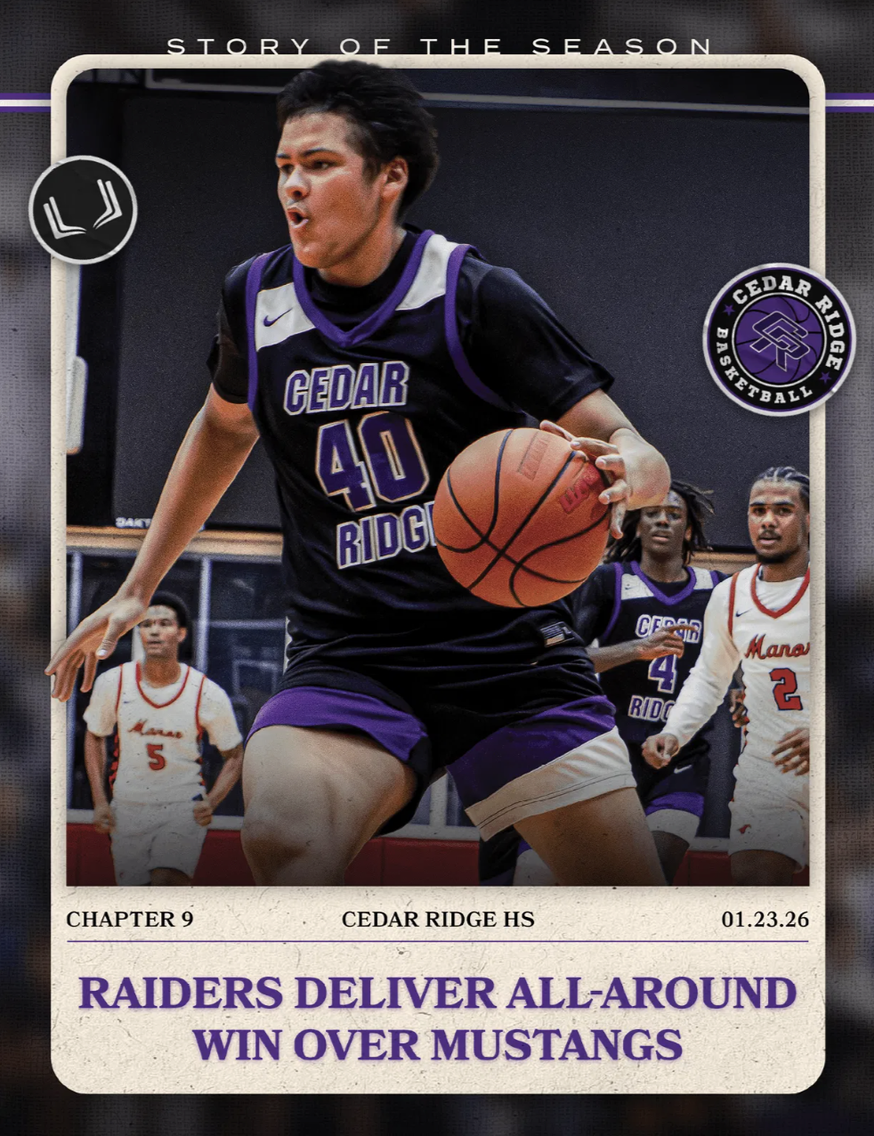 CEDAR RIDGE HS BASKETBALL CHAPTER 9