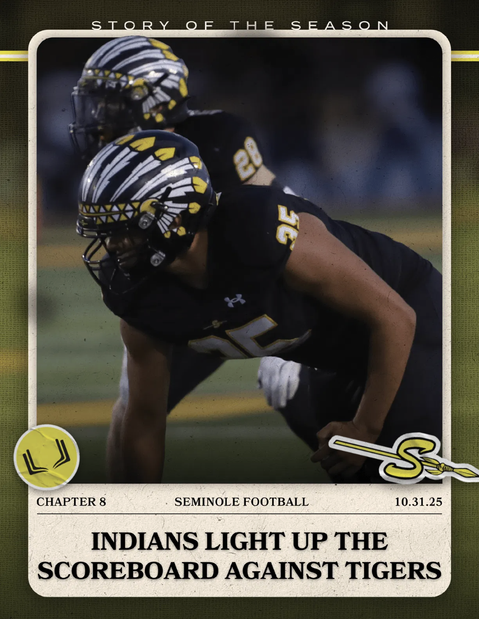 SEMINOLE HS FOOTBALL CHAPTER 8