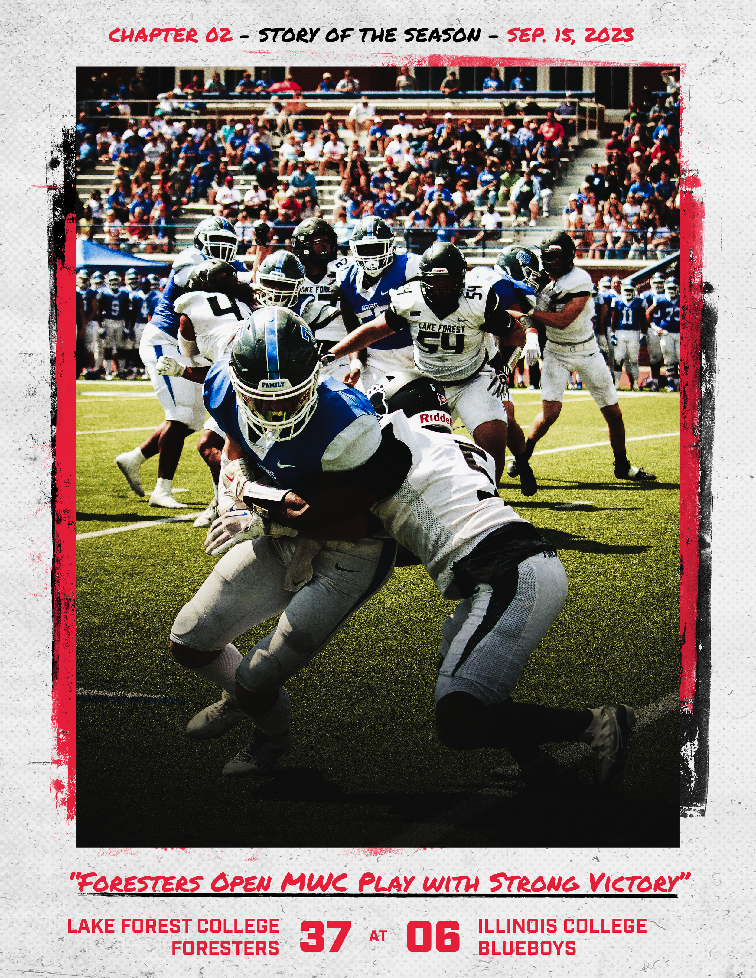 Foresters Open MWC Play With Strong Victory, 37-6