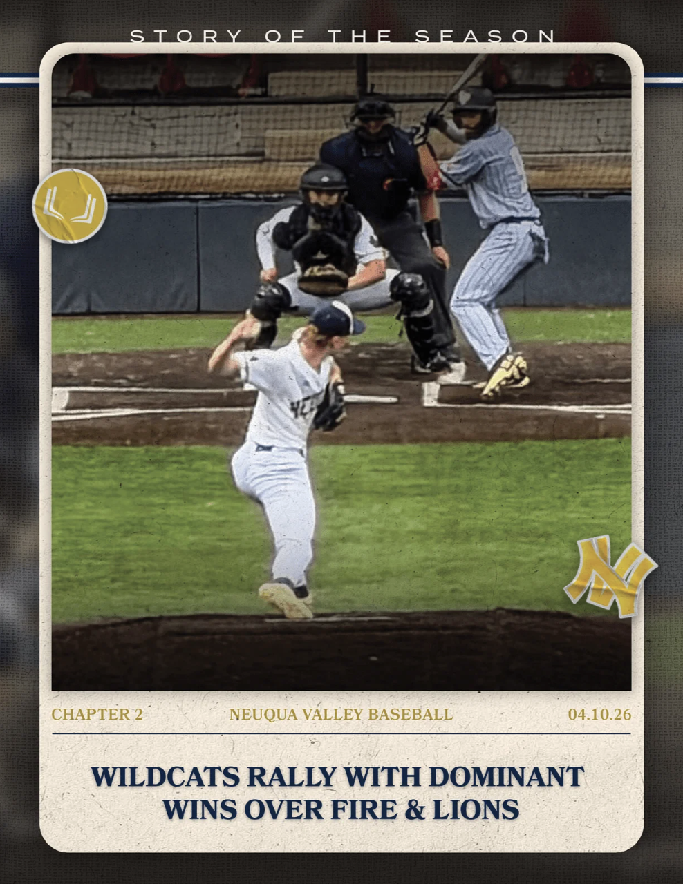 NEUQUA VALLEY HS BASEBALL CHAPTER 2