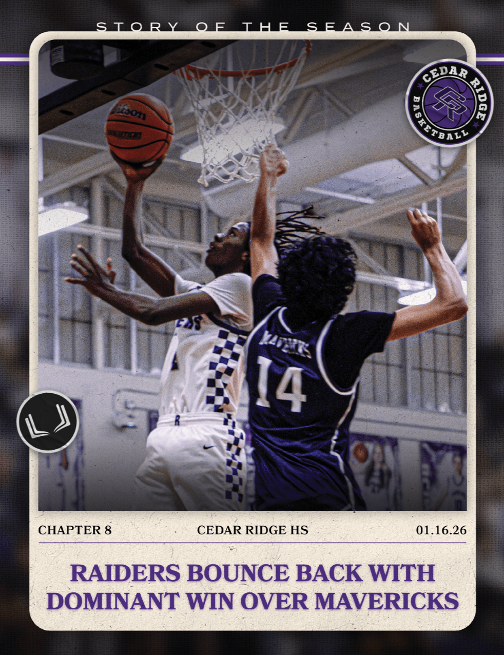 CEDAR RIDGE HS BASKETBALL CHAPTER 8