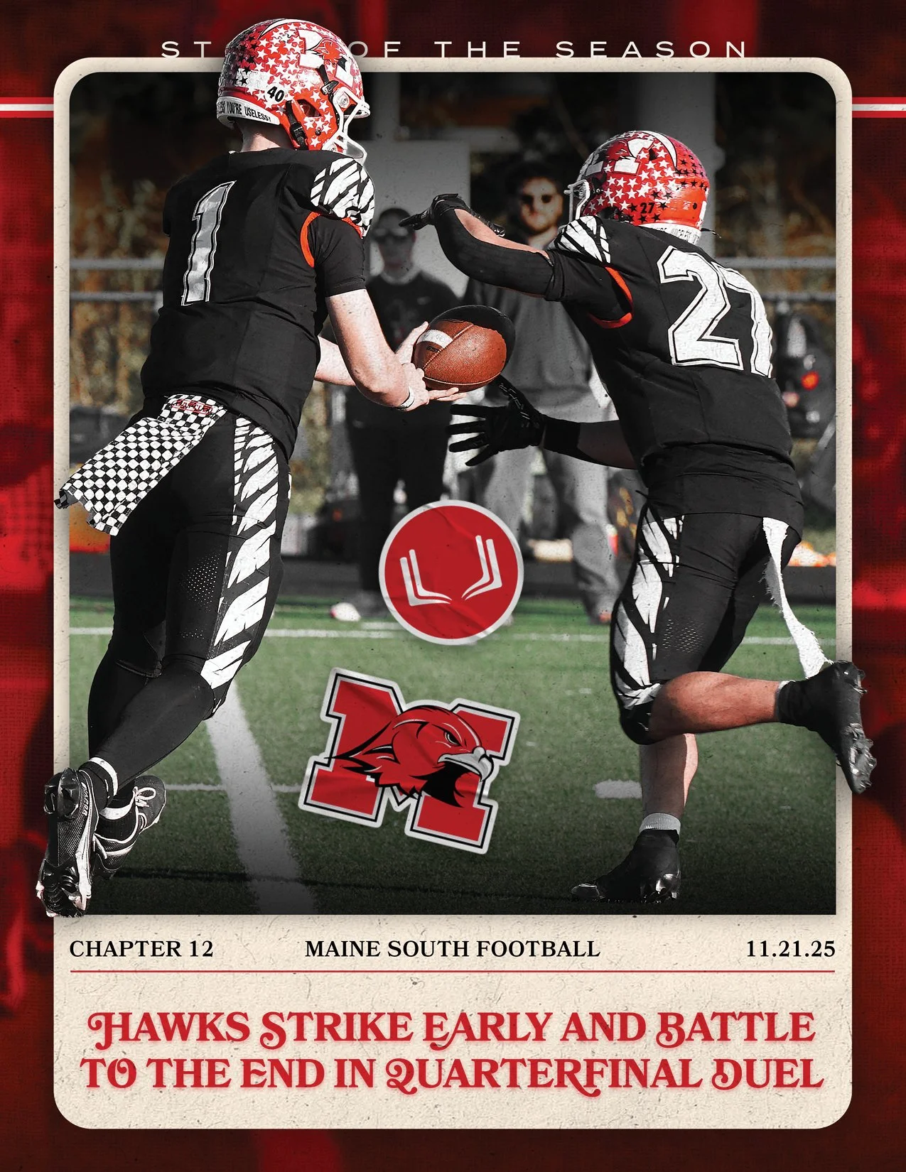 MAINE SOUTH HS FOOTBALL CHAPTER 12