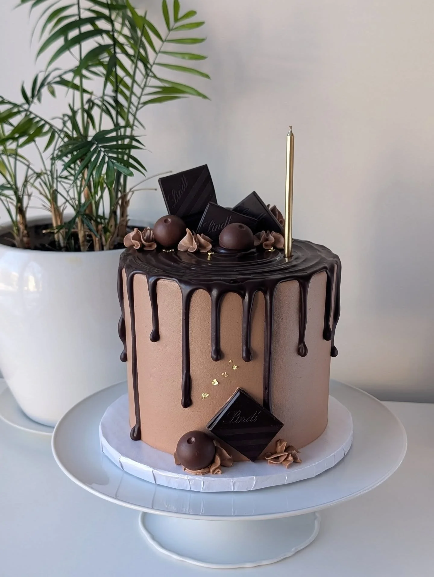 Story time: When I  decided to switch my business to only offer vegan cakes I tried to make a chocolate lover's cake for my Mom's birthday and it turned out disastrously bad. I couldn't get the frosting to stay on the cake properly, I ended up crying