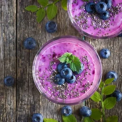 Blueberry Mint Smoothie