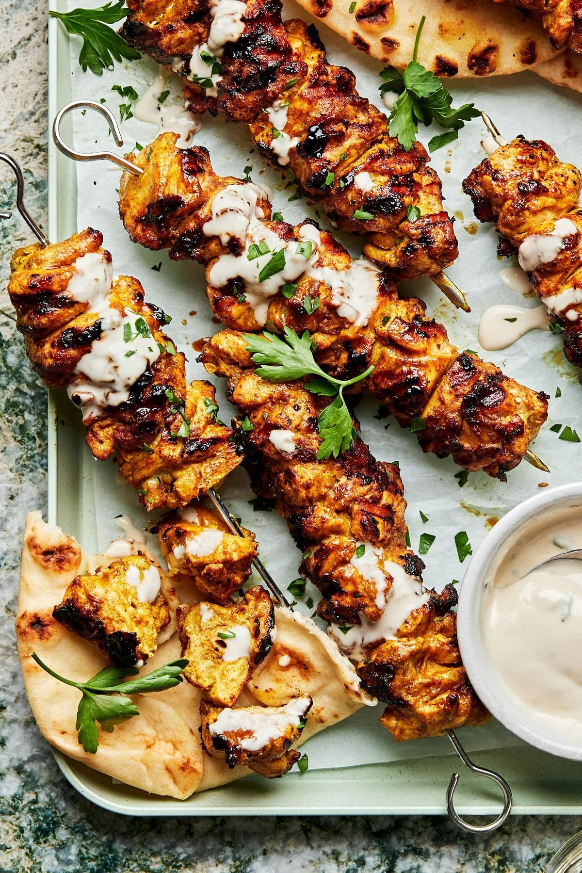 Chicken Shawarma Skewers