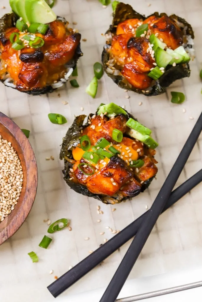 Baked Sushi Cups