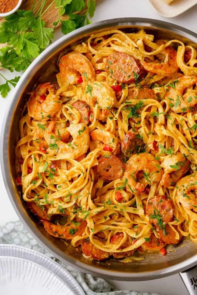 Shrimp & Sausage Pasta