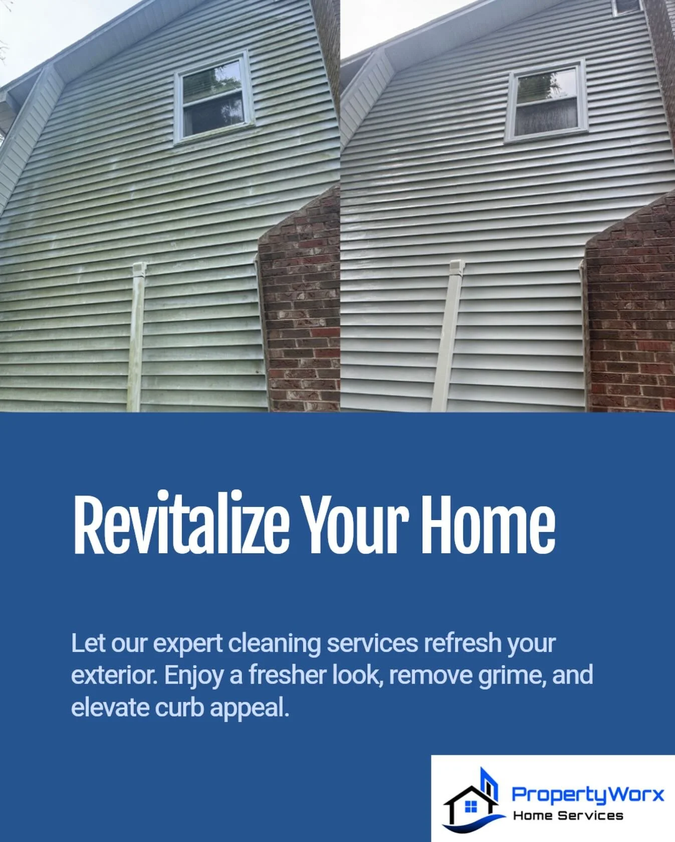 Soft wash results&hellip; let&rsquo;s talk about it.
From green to clean without the damage &mdash; what part of your home needs a refresh? Drop it in the comments 👇