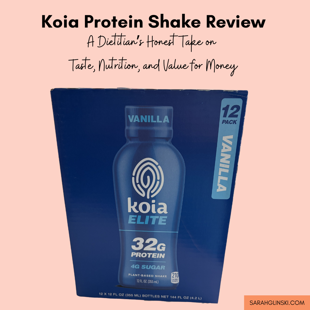 Koia Protein Shake Review: A Dietitian's Honest Take on Taste, Nutrition, and Value for Money