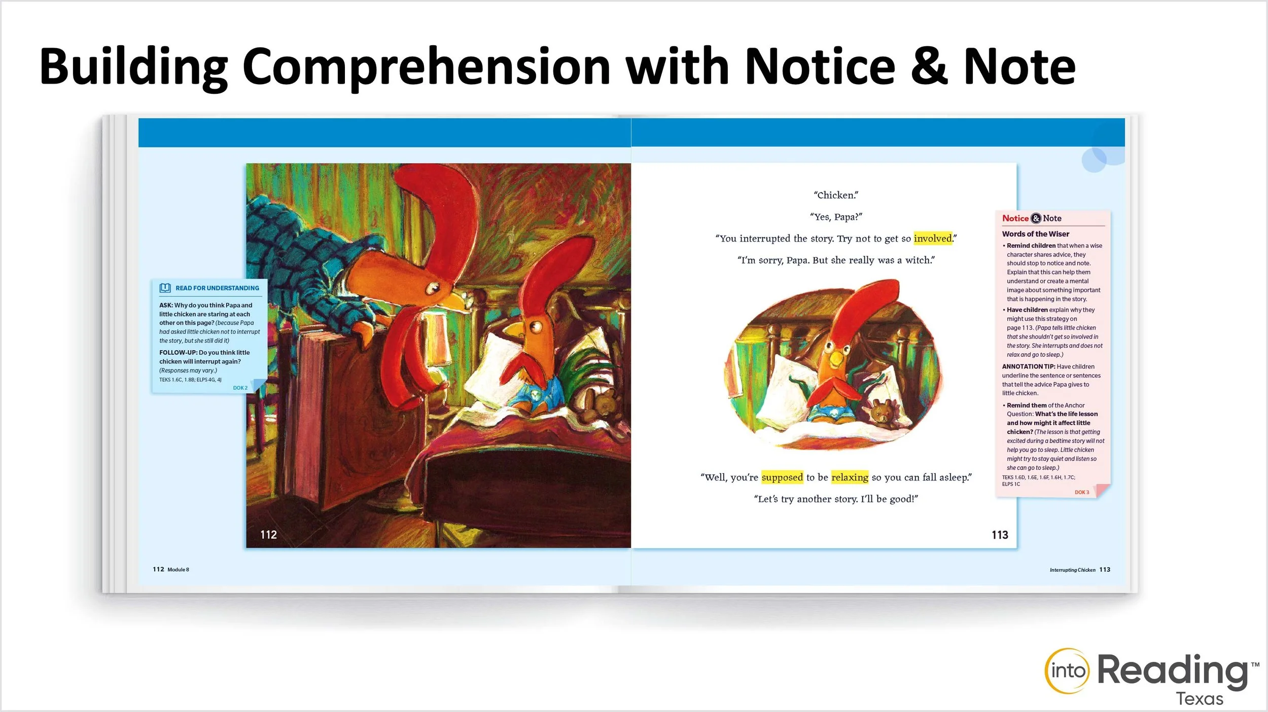 Texas Into Reading K–6 Sales Presentation: Excerpt