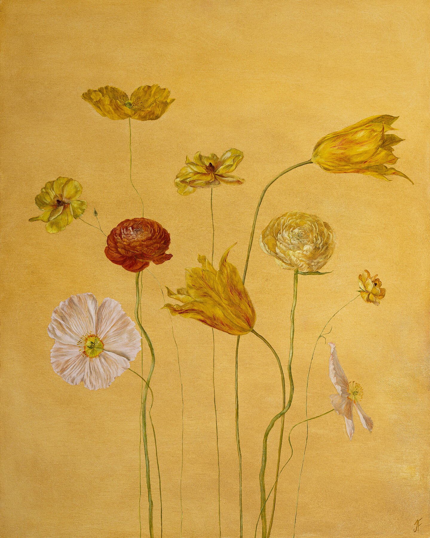 Sunlight, Oil on board, 16 x 20 inches, 2025