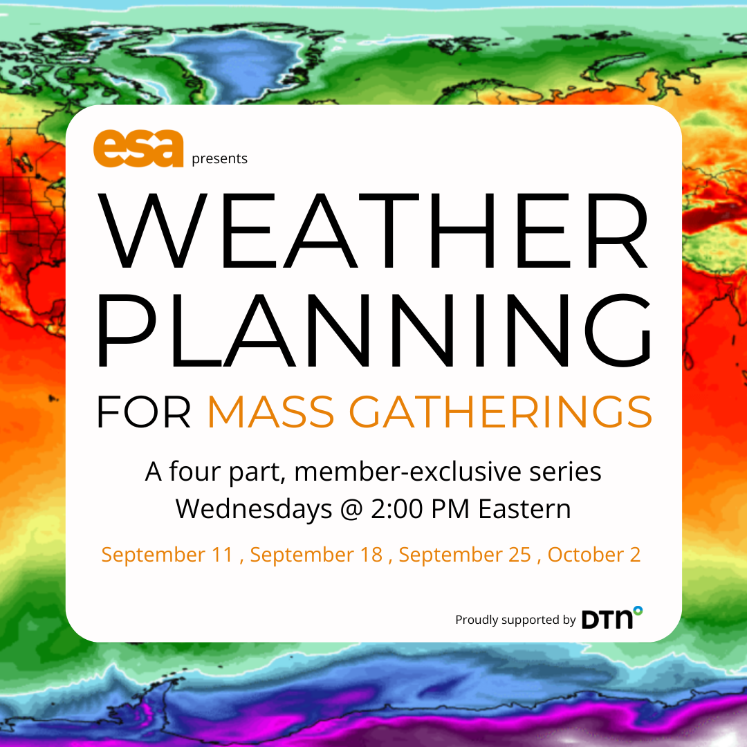 MEMBER EXCLUSIVE! Virtual Weather Planning for Mass Gatherings Workshop ...