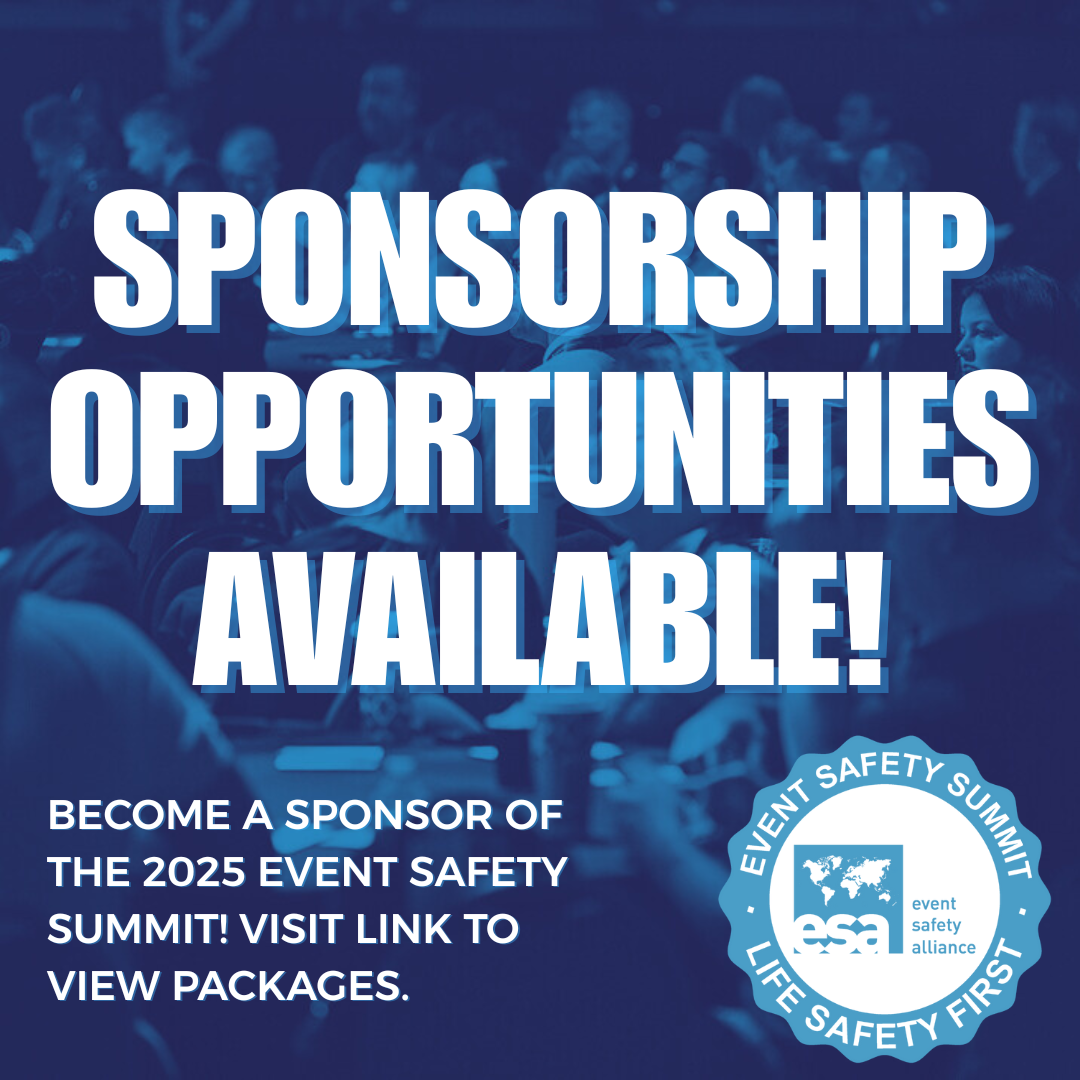 2025 Event Safety Summit Sponsorship Opportunities Available