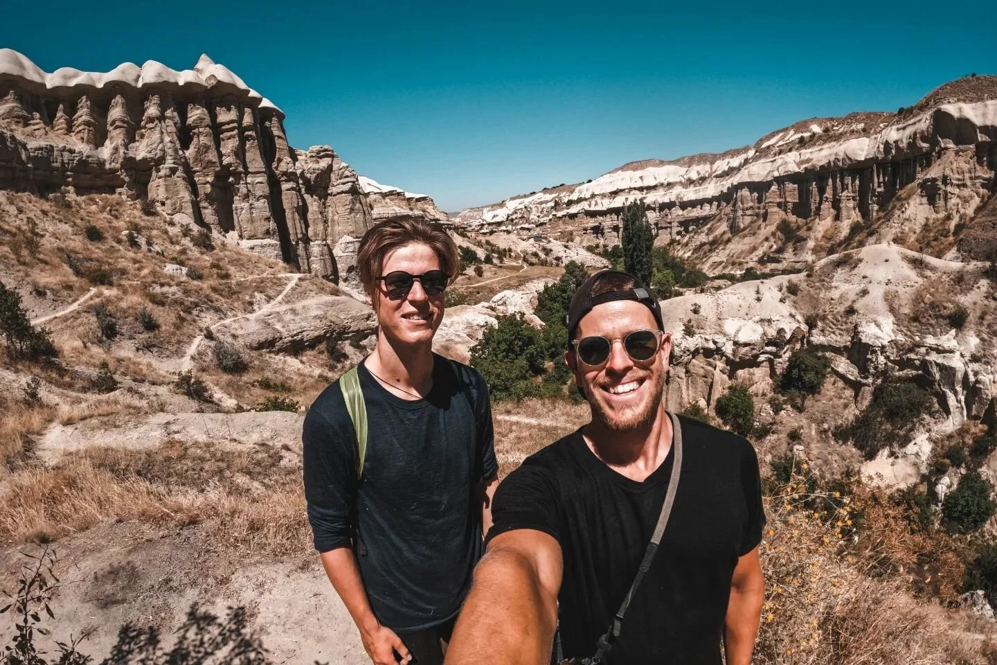 DAY 38
Cappadocia is bonkers. We feel like kids again. The nature here feels like the most amazing amusement park to play in. It's what we imagine Disney Land would look like if God was the architect.