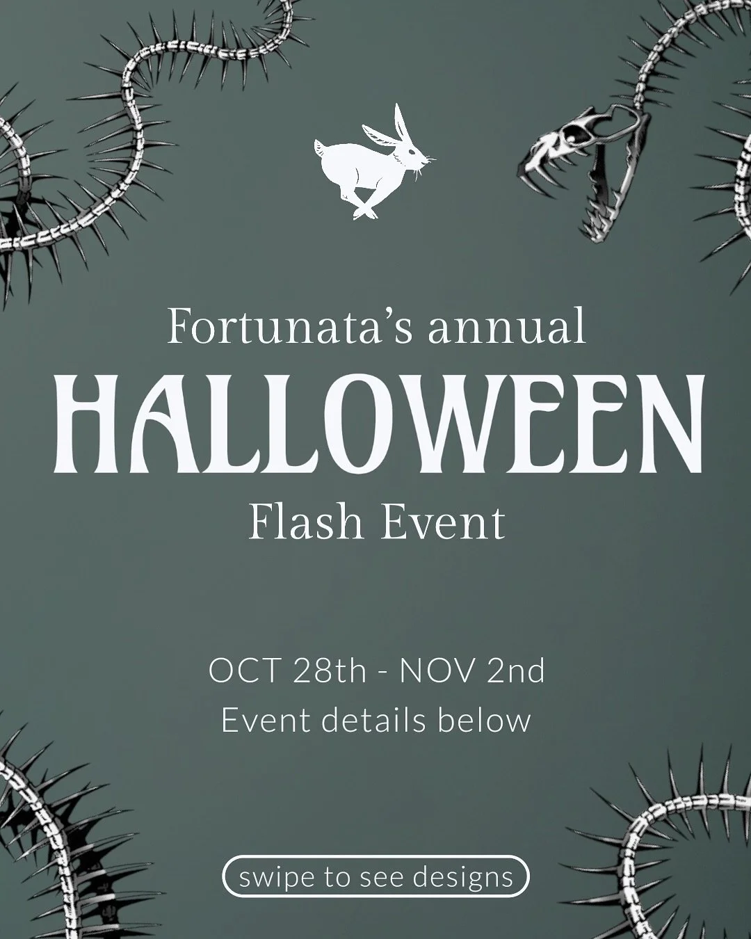 💀 Come celebrate spooky season with us!! 💀
Halloween is almost here and we have tons of awesome designs for you! From scary to sweet, we’ve got one with your name on it. So swipe through to find one that is just right! 🦇
Make sure to keep