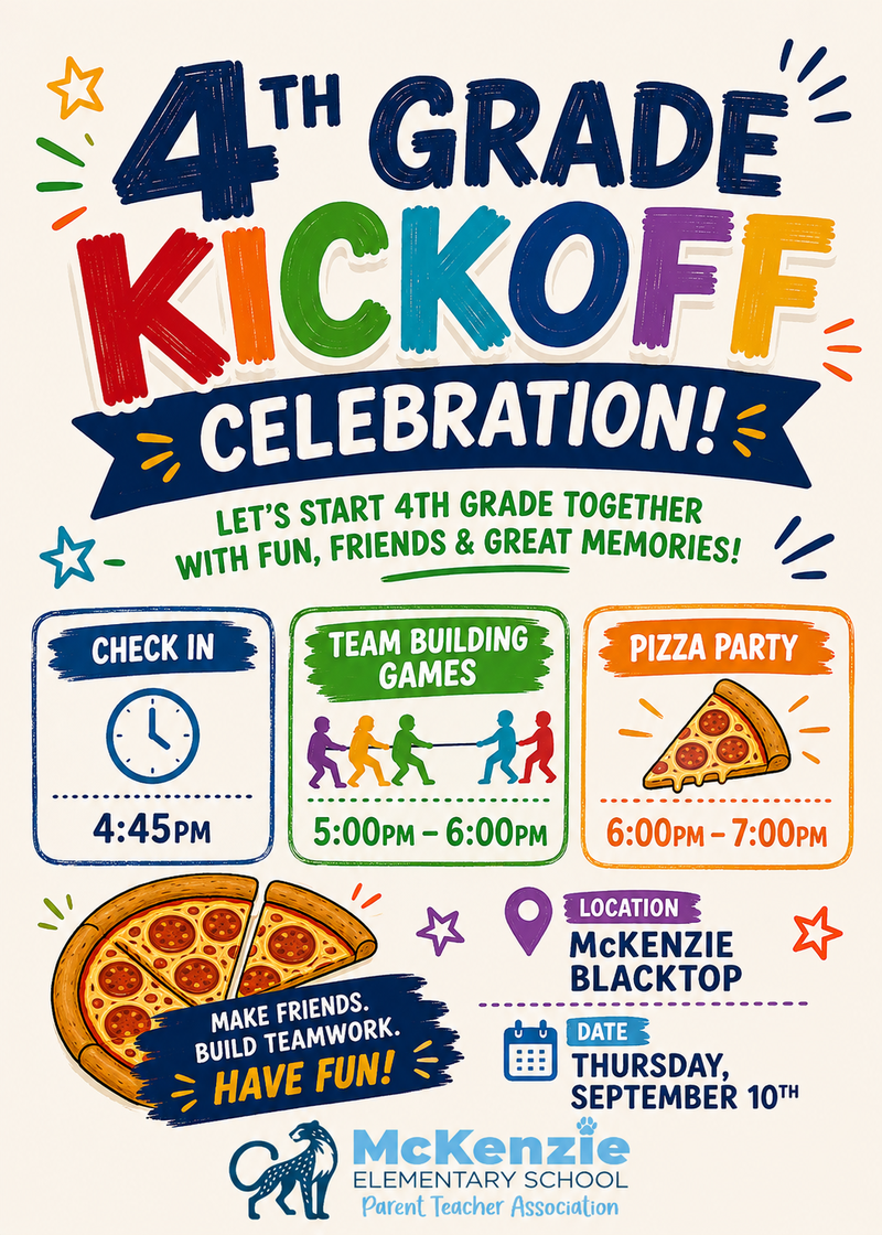 Fourth Grade Kickoff