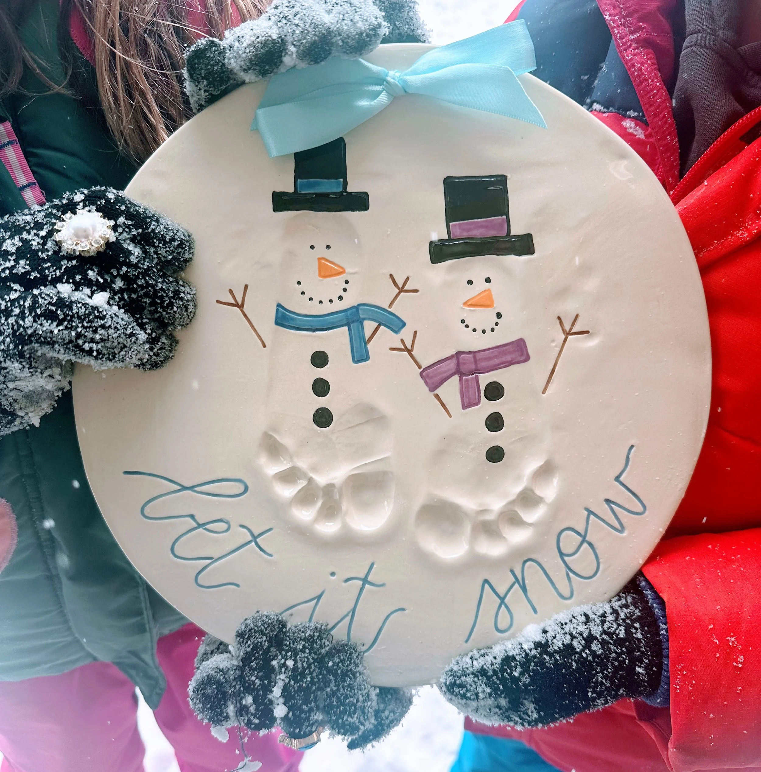 Snowman Plate